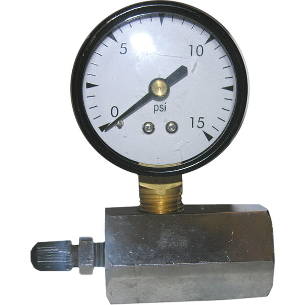 Lasco 3/4 In. FIP 15 PSI Gas Test Gauge