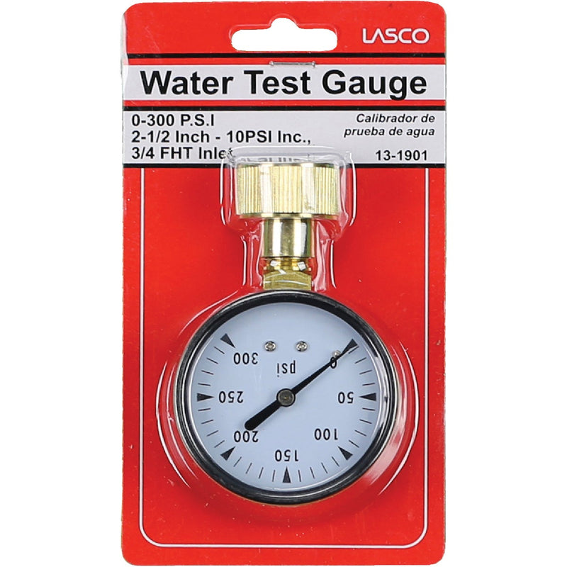 Lasco 3/4 In. x 2-1/2 In. 300 psi Pressure Gauge