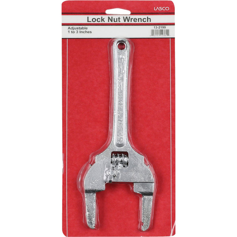 Lasco Adjustable 1 In. to 3 In. Steel Slip/Lock Nut Wrench