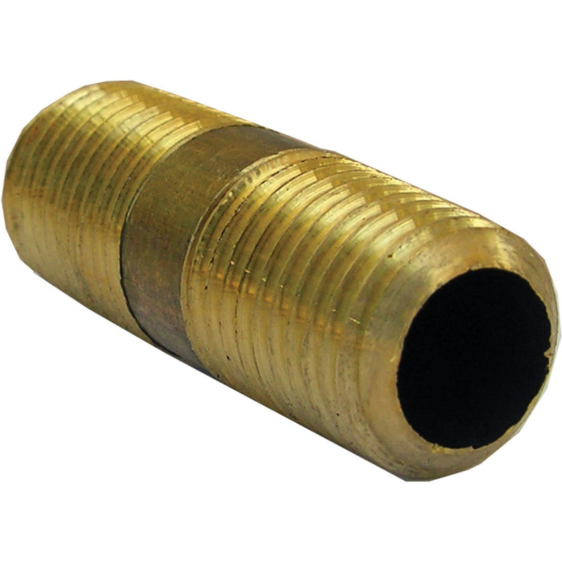 Lasco 1/4 In. MPT x 1-1/2 In. Short Brass Nipple