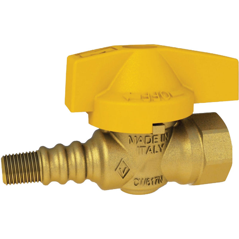 ProLine 1/2 In. Texas Pattern Forged Brass Gas Valve