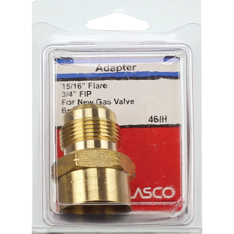 Lasco 15/16 In. M x 3/4 In. FPT Brass Flare Adapter