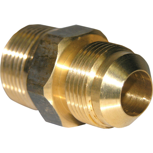 Lasco 15/16 In. M x 1/2 In. MPT Brass Flare Adapter