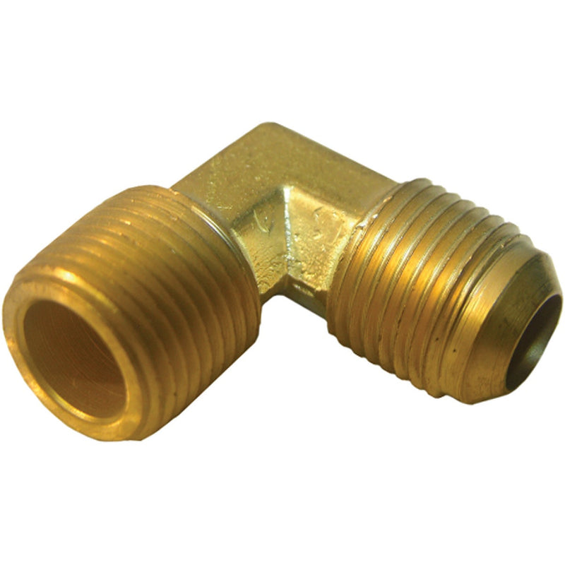 Lasco 3/8 In. MFL x 1/4 In. MPT 90 Deg. Flare Brass Elbow (1/4 Bend)