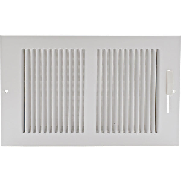 Selkirk 10 In. x 6 In. White Wall Register