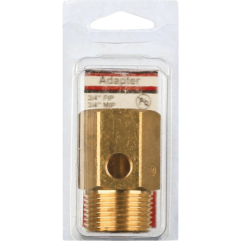 Lasco 3/4 In. FPT x 3/4 In. MPT x 1/8 In. FPT Brass Icemaker Adapter