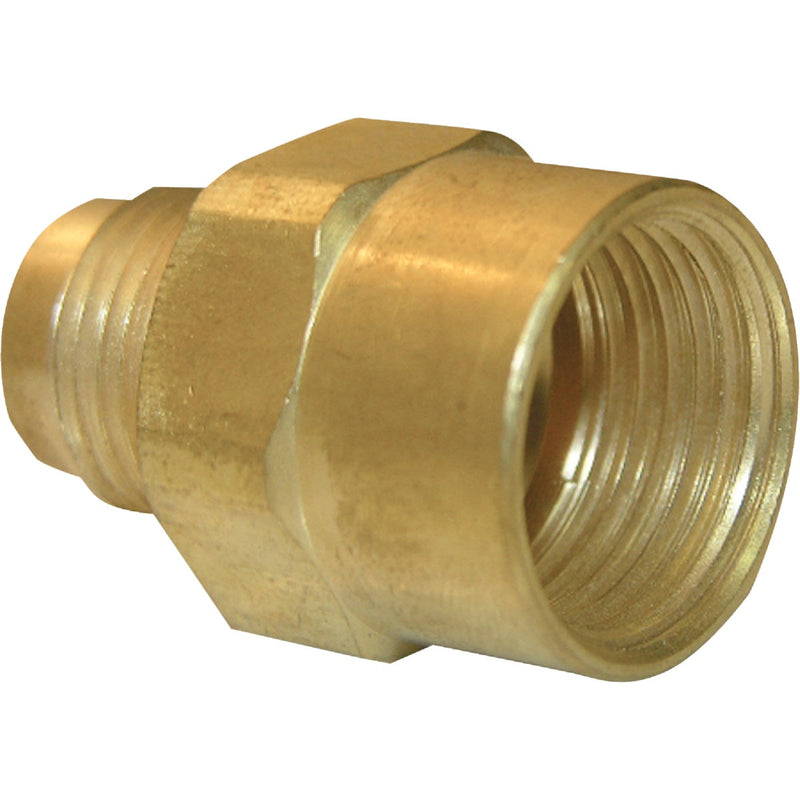 Lasco 5/8 In. F x 15/16 In. M Brass Flare Adapter