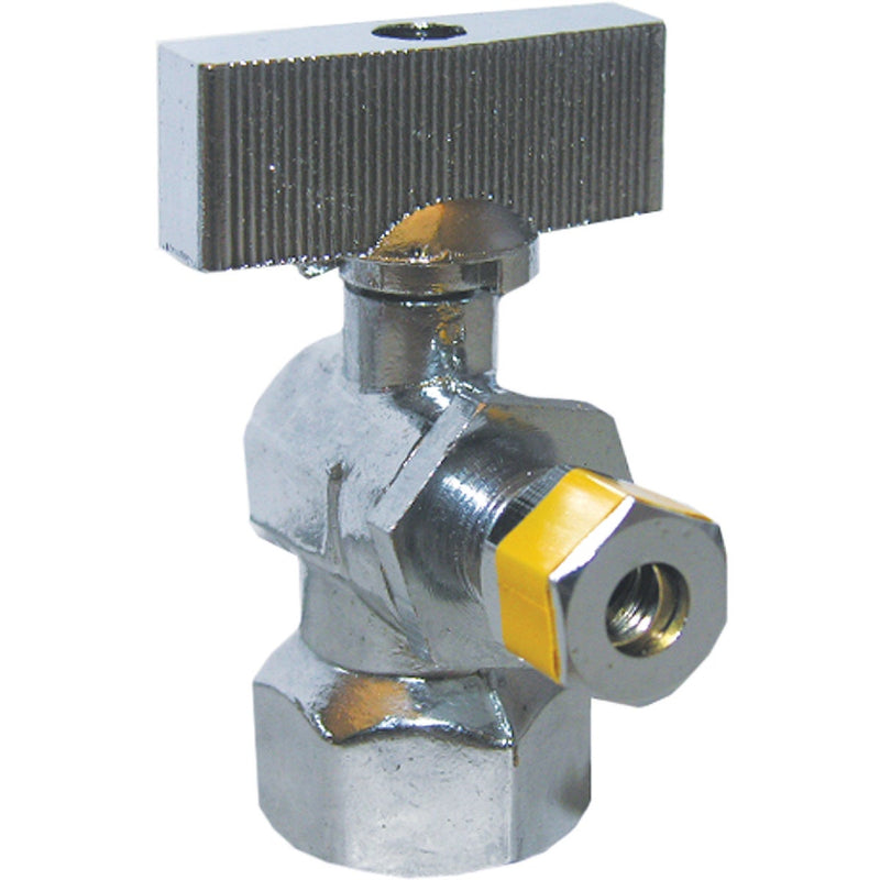 Lasco 1/2 In. IP Inlet x 1/4 In. C Outlet 1/4 Turn Angle Valve