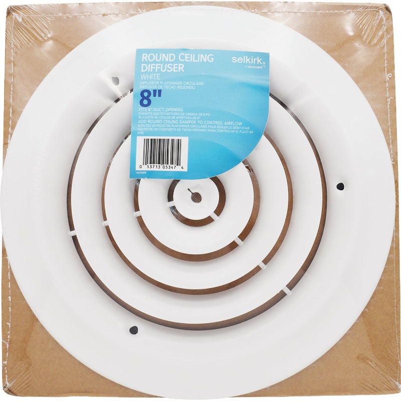 Selkirk 8 In. Round Ceiling Diffuser