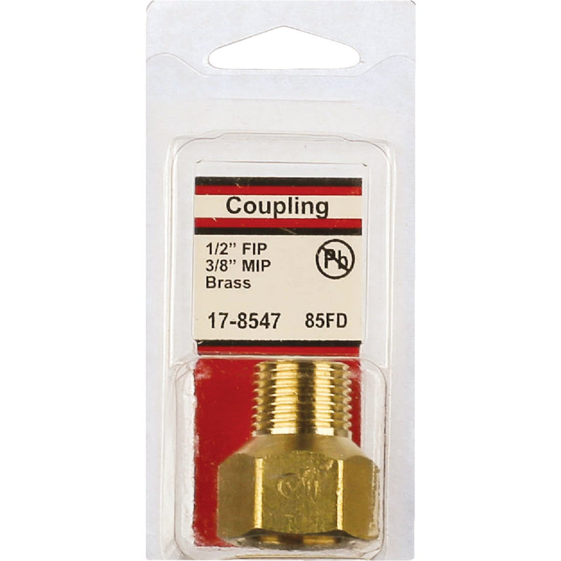 Lasco 1/2 In. FPT x 3/8 In. MPT Brass Adapter