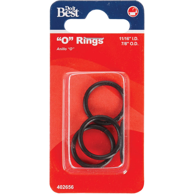 Do it Best 11/16 In. x 7/8 In. x 3/32 In. O-Ring (4 Ct.)