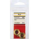 Lasco 5/16 In. Brass Compression Nut (2-Pack)