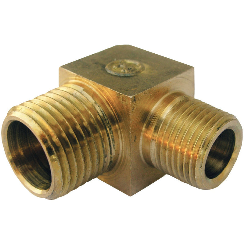 Lasco 1/2 In. MPT x 3/8 In. MPT 90 deg Brass Elbow