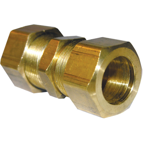 Lasco 3/8 In. x 3/8 In. Brass Compression Union