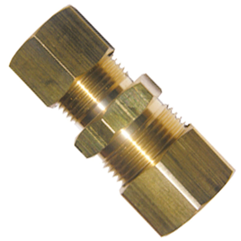 Lasco 5/8 In. x 3/8 In. Brass Reducing Compression Union