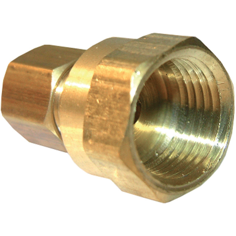 Lasco 1/4 In. C x 3/8 In. FPT Brass Compression Adapter