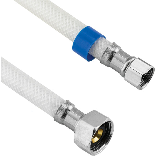 Lasco 3/8 In. C x 1/2 In. FIP x 12 In. L Braided Poly Vinyl Faucet Connector