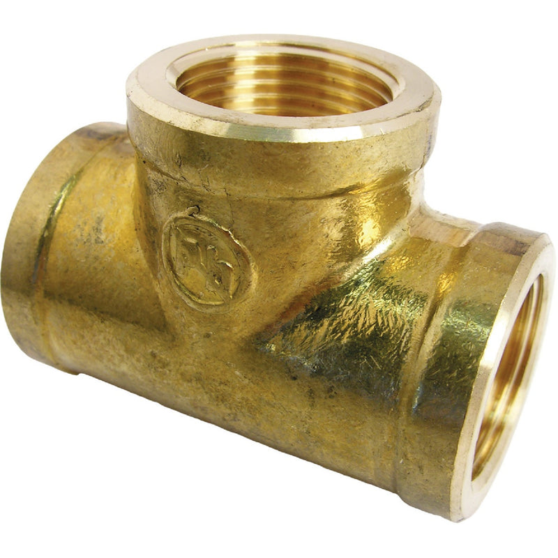 Lasco 3/4 In. FPT Yellow Brass Tee