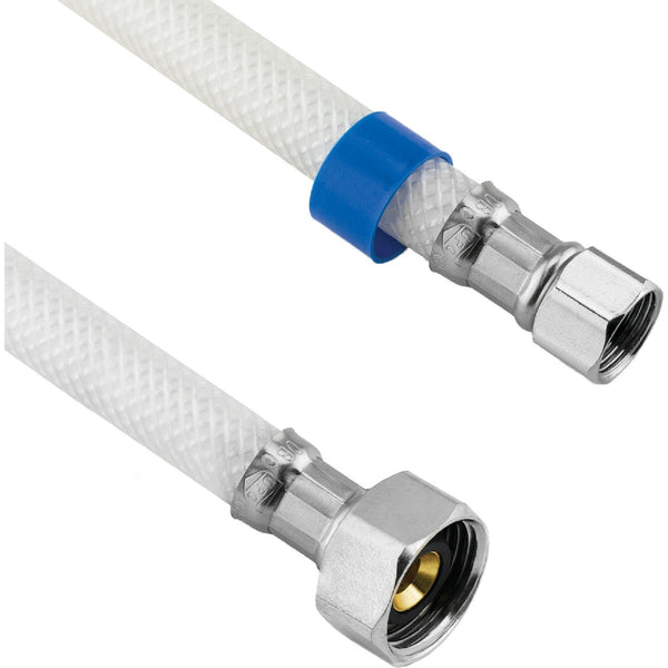 Lasco 3/8 In. C x 1/2 In. FIP x 48 In. L Braided Poly Vinyl Faucet Connector