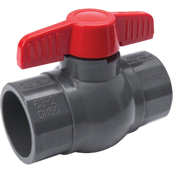 ProLine 2 In. Solvent x 2 In. Solvent PVC Ball Valve