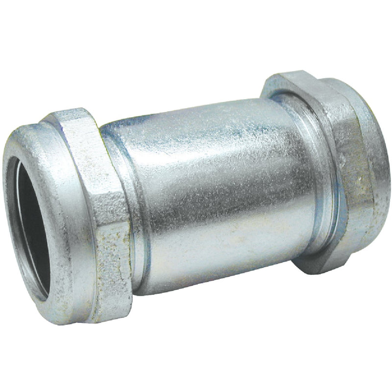 B&K 1/2 In. COMP x 1/2 In. COMP Galvanized Steel Compression Coupling