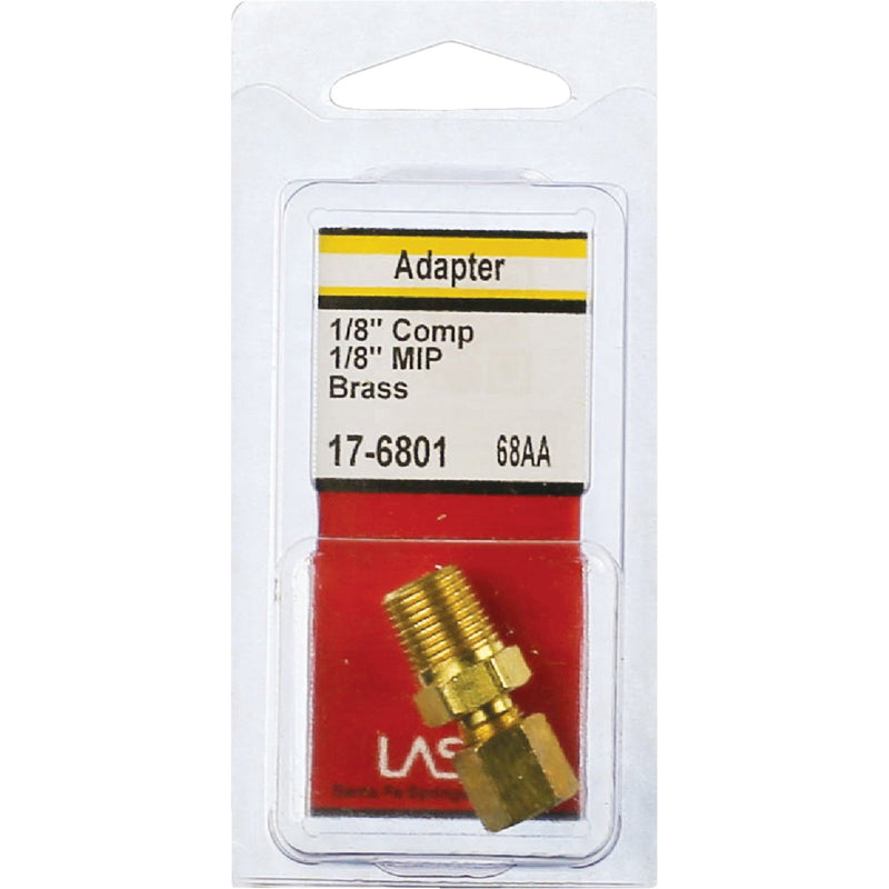 Lasco 1/8 In. C x 1/8 In. MPT Brass Compression Adapter