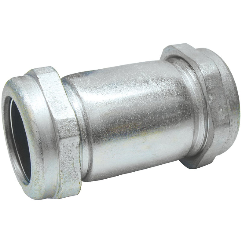 B&K 1 In. COMP x 1 In. COMP Galvanized Steel Compression Coupling