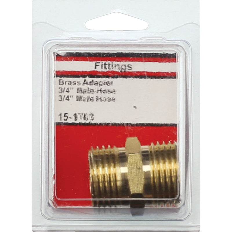 Lasco 3/4 In. MHT X 3/4 In. MHT Brass Adapter