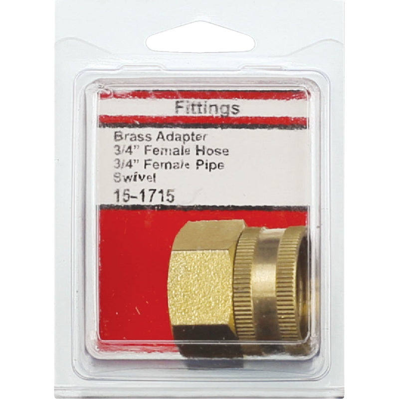 Lasco 3/4 In. FHT x 3/4 In. FPT Brass Adapter