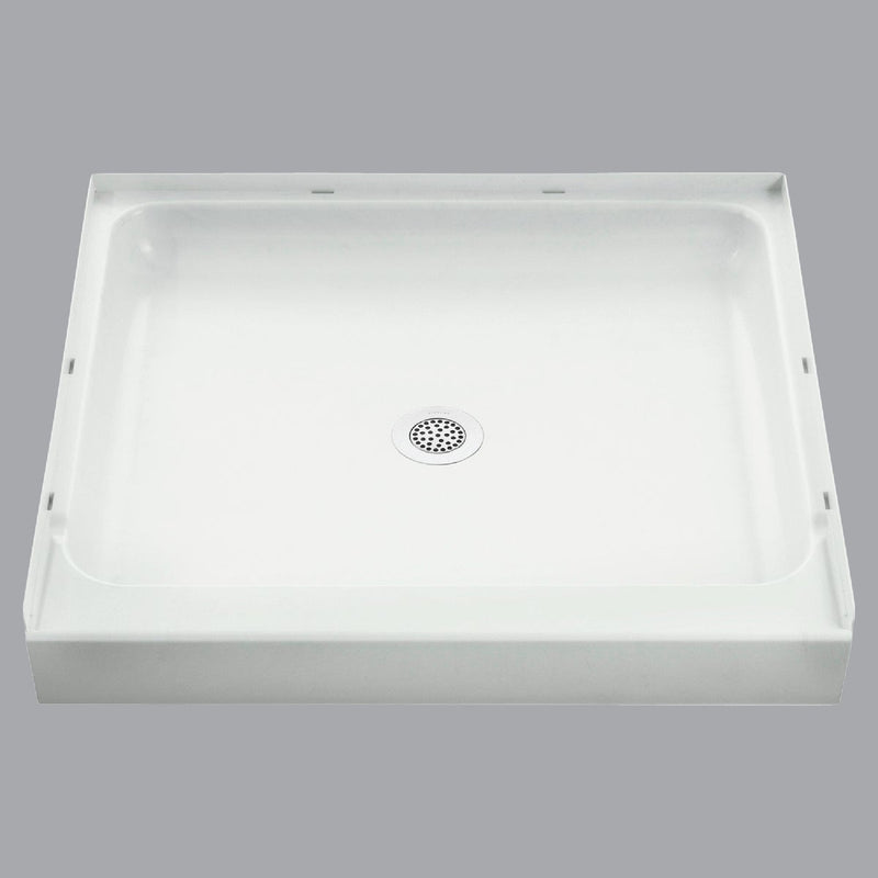 Sterling Ensemble 36 In. W x 34 In. D Center Drain Shower Pan in White