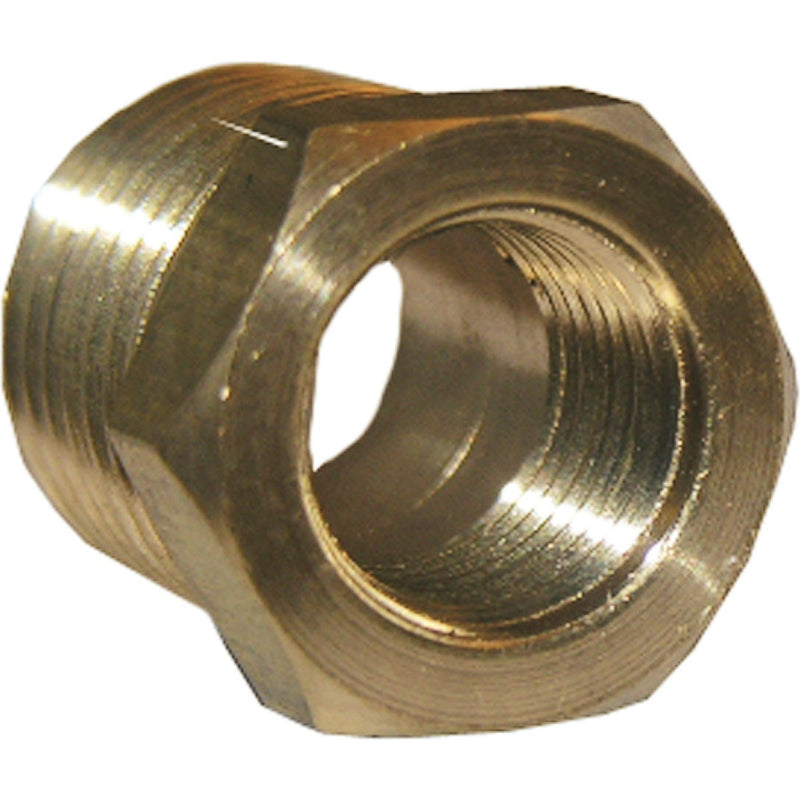 Lasco 1/4 In. MPT x 1/8 In. FPT Brass Hex Bushing