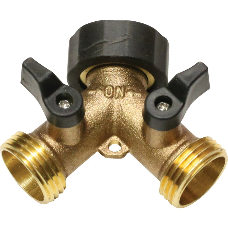 Lasco Brass Wye Hose Shutoff