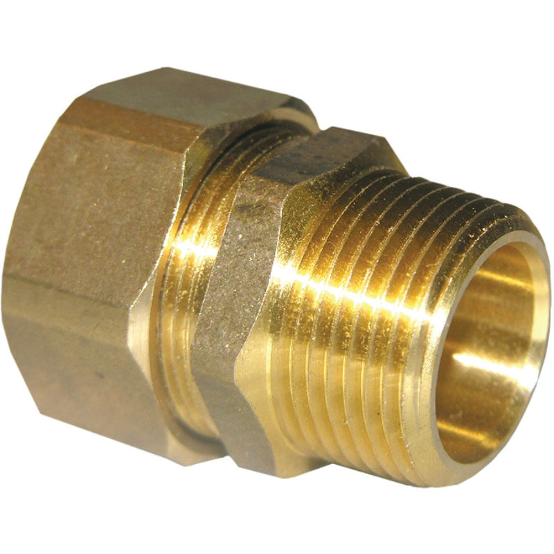 Lasco 7/8 In. C x 3/4 In. MPT Brass Compression Adapter