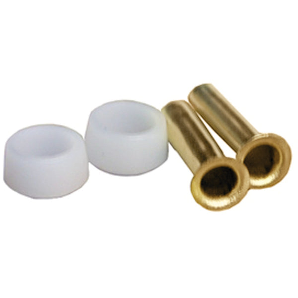 Lasco 1/4 In. OD Hard Plastic & Brass Compression Insert