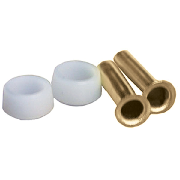 Lasco 5/8 In. OD Hard Plastic & Brass Compression Insert