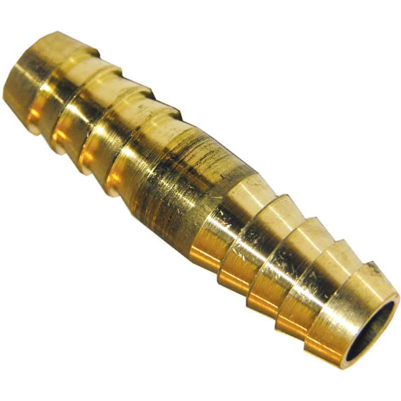 Lasco 3/8 In. Brass Hose Barb Coupling