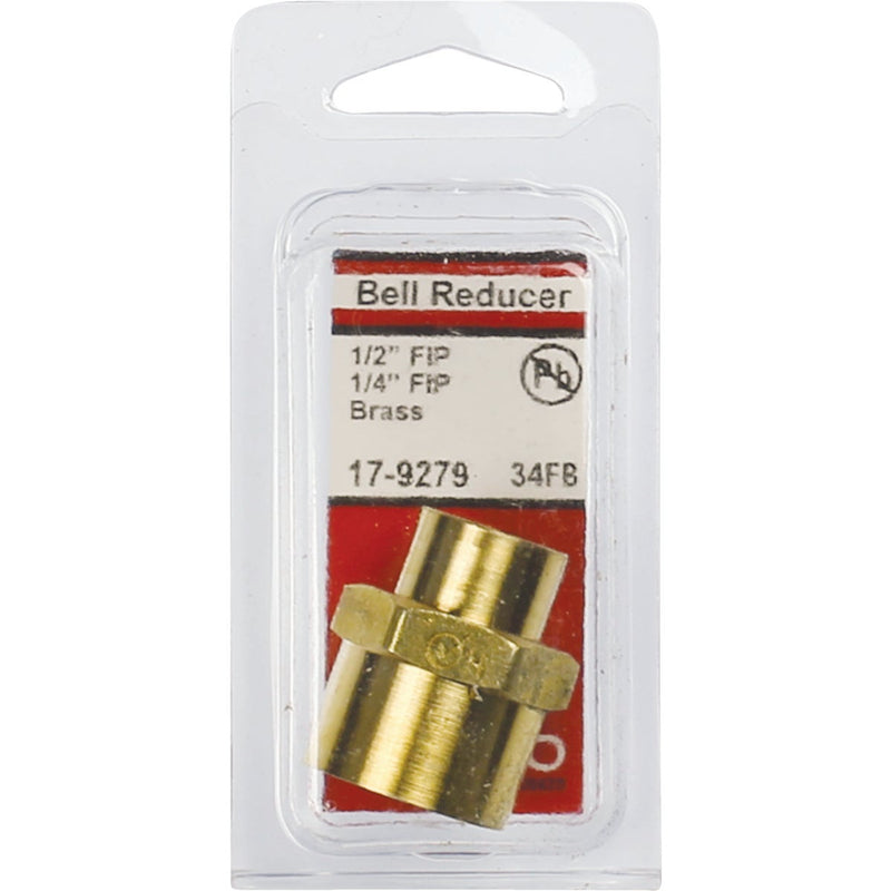 Lasco 1/2 In. FPT x 1/4 In. FPT Red Brass Reducing Bell Coupling