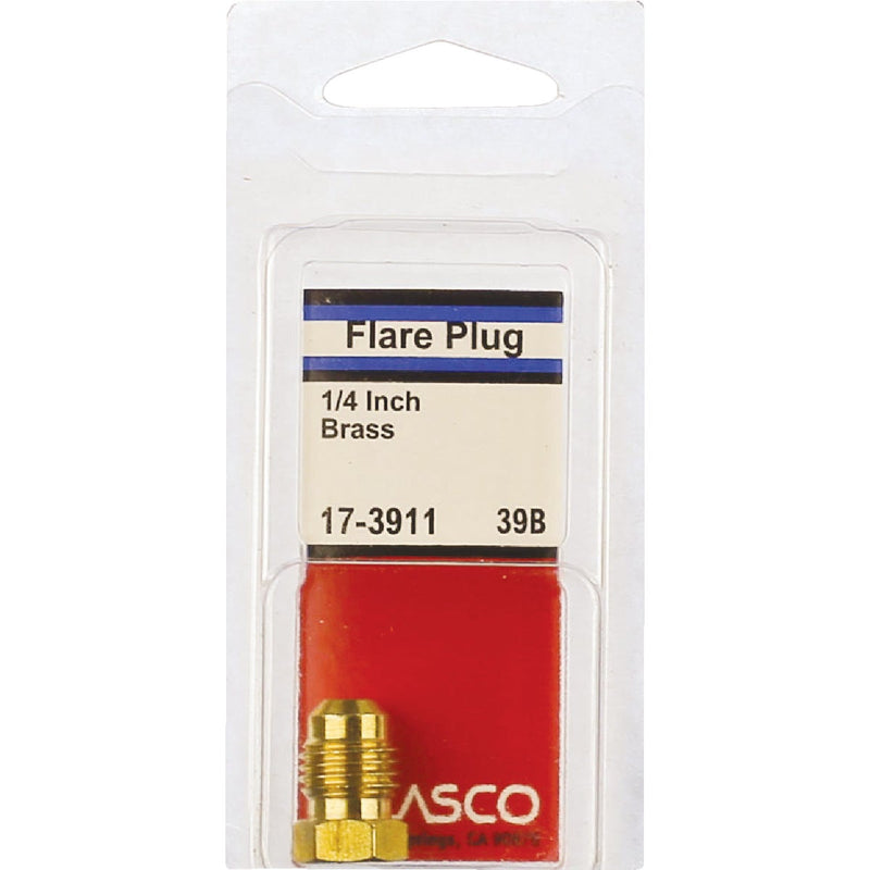 Lasco 1/4 In. Brass Flare Plug