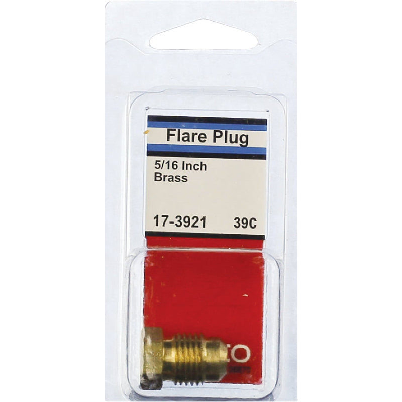 Lasco 5/16 In. Brass Flare Plug