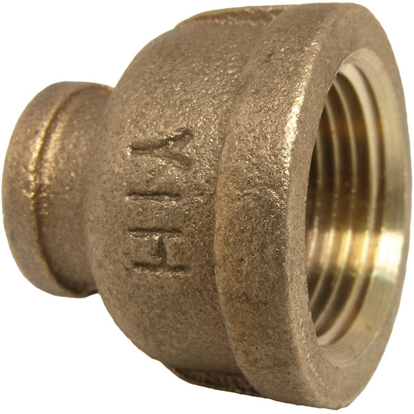 Lasco 3/4 In. FPT x 1/4 In. FPT Red Brass Reducing Bell Coupling