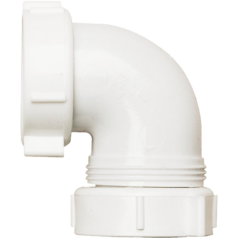 Do it Best 1-1/2 In. White Polypropylene 90 Degree Outlet Elbow