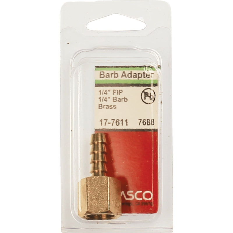 Lasco 1/4 In. FPT x 1/4 In. Brass Hose Barb Adapter