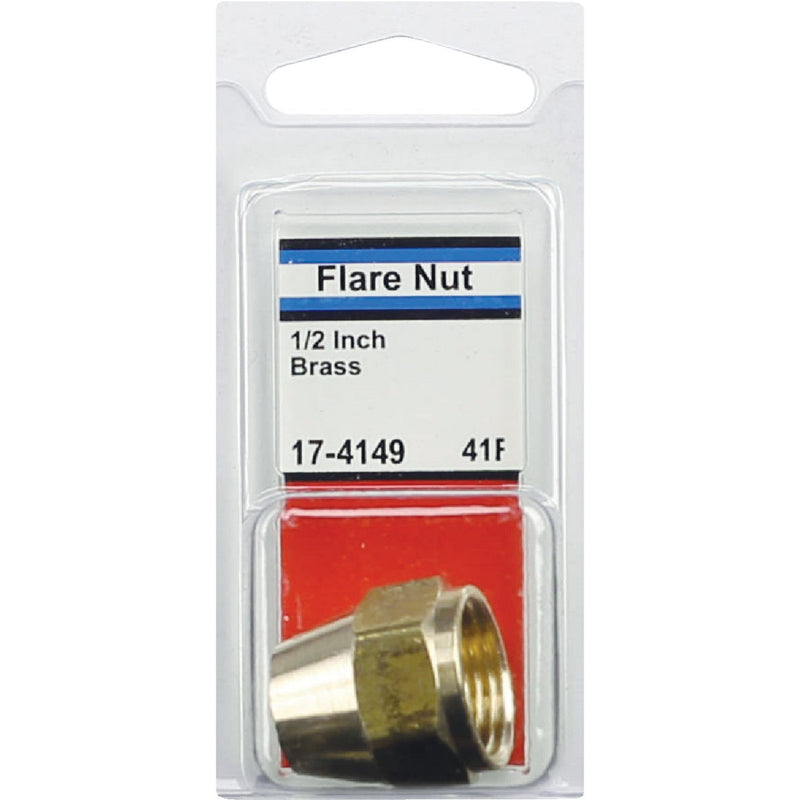 Lasco 1/2 In. Brass Flare Nut