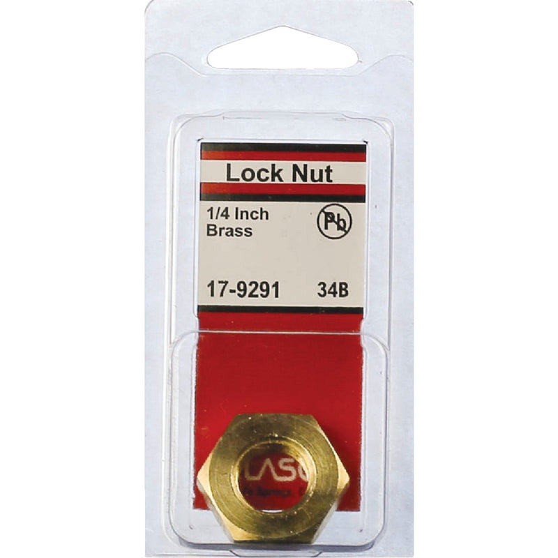 Lasco 1/4 In. FPT Brass Lock Nut