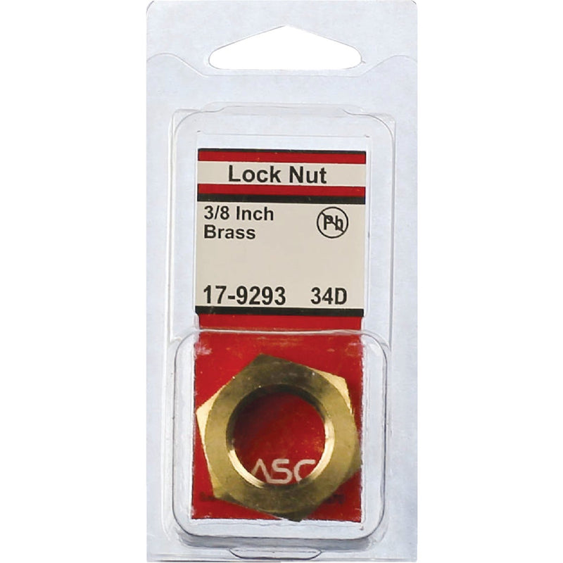 Lasco 3/8 In. FPT Brass Lock Nut