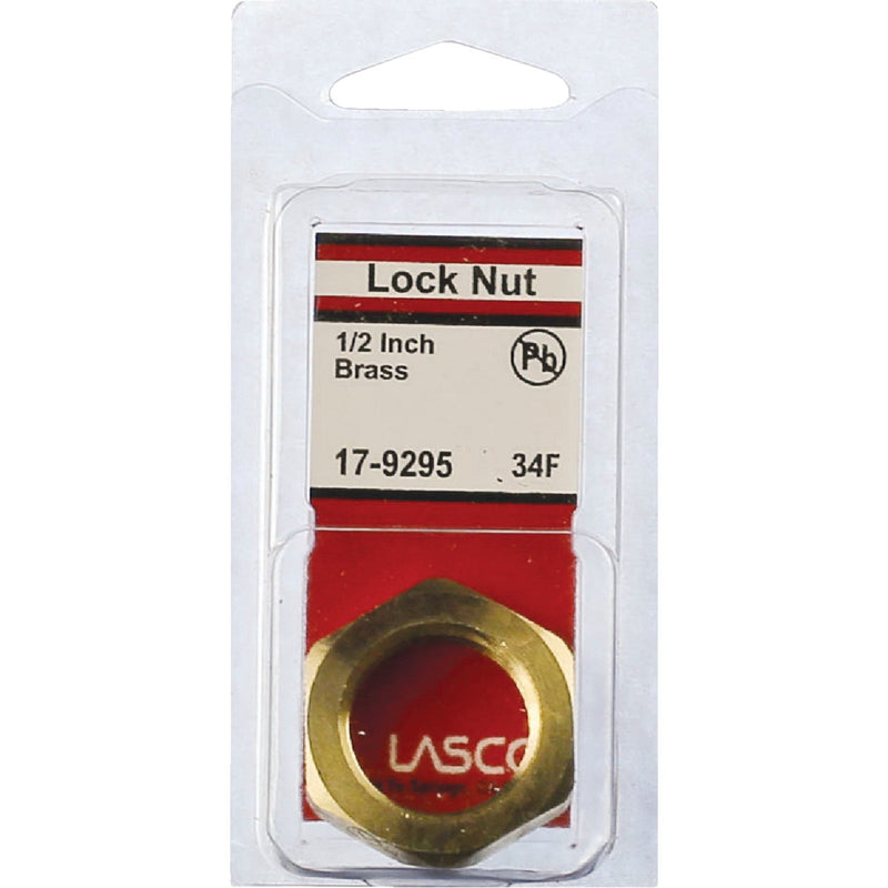 Lasco 1/2 In. FPT Brass Lock Nut