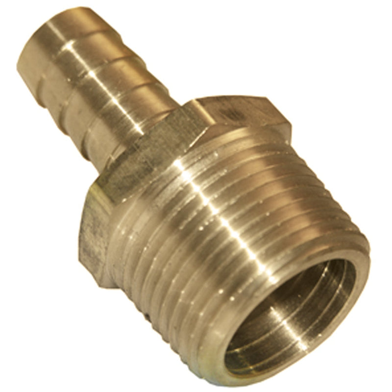 Lasco 1/8 In. MPT x 1/8 In. Brass Hose Barb Adapter