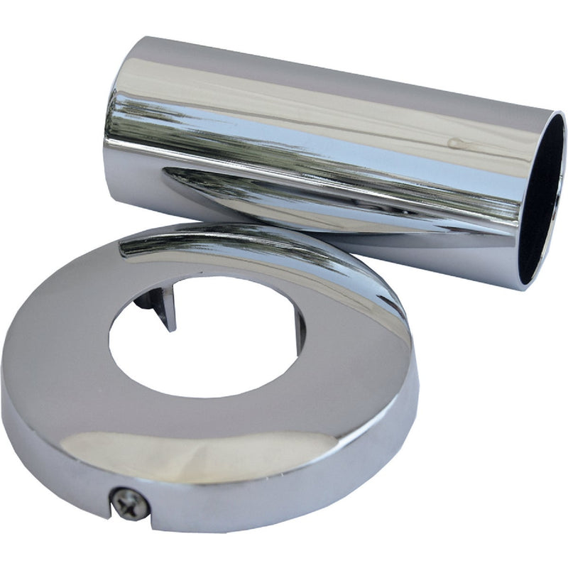 Lasco 1-1/4 In. Chrome Flange