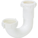 Do it Best 1-1/2 In. or 1-1/4 In White Plastic J-Bend, Carded