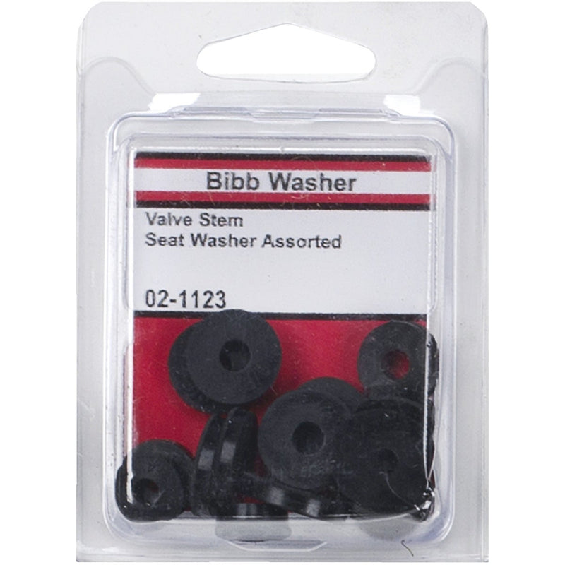 Lasco Assorted Black Assorted Flat Bibb Washers Faucet Washer (16 Ct.)